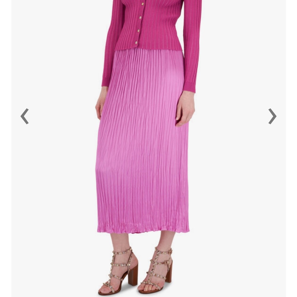 VINCE Rose Pleated Column Skirt - like new